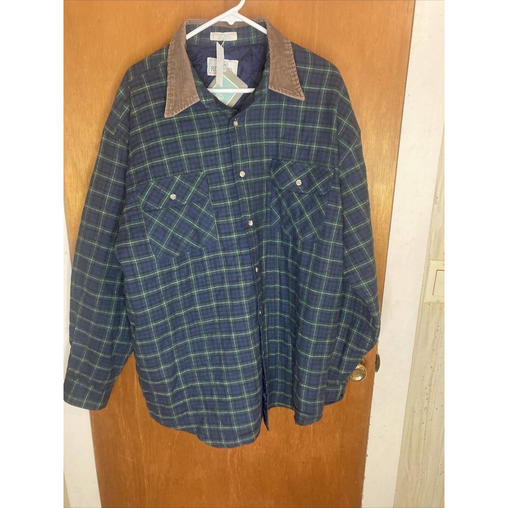 Red Head Men flannel 2xl NWT Green